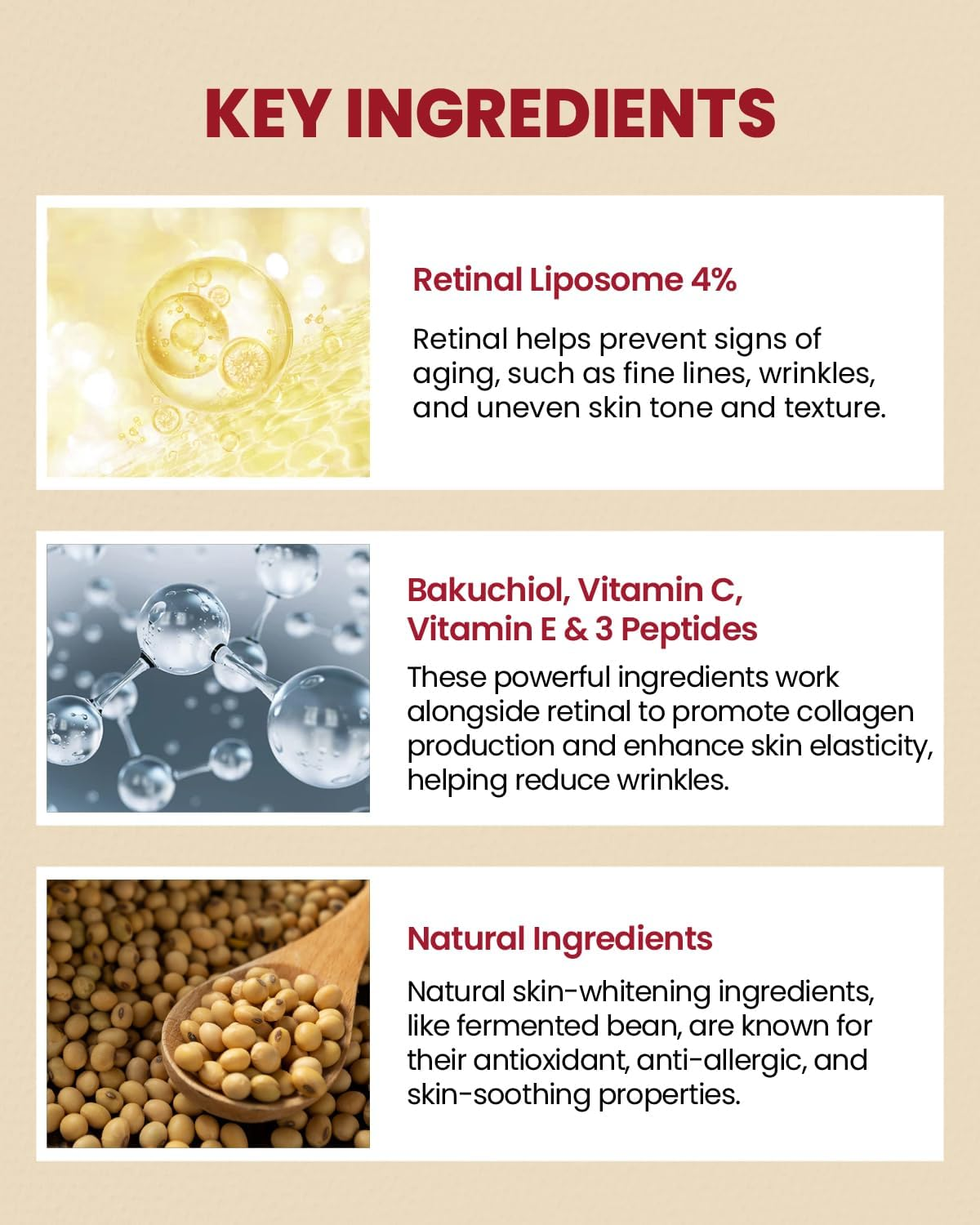 KSECRET SEOUL 1988 Eye Cream : Retinal Liposome 4% + Fermented Bean, 30ml